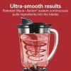 Wave Action Quiet Blender, 48 oz. Glass Jar, 12 Blending Functions,