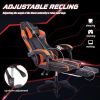 Video Game Chairs for Adults, PU Leather Gaming Chair with Footrest, 360°Swivel Adjustable Lumbar Pillow Gamer Chair