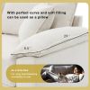 133*65" Corduroy Modular Sectional Sofa,U Shaped Couch with Armrest Bags,6 Seat Freely Combinable Sofa Bed